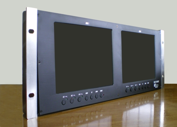 dual 8.4" rack monitor